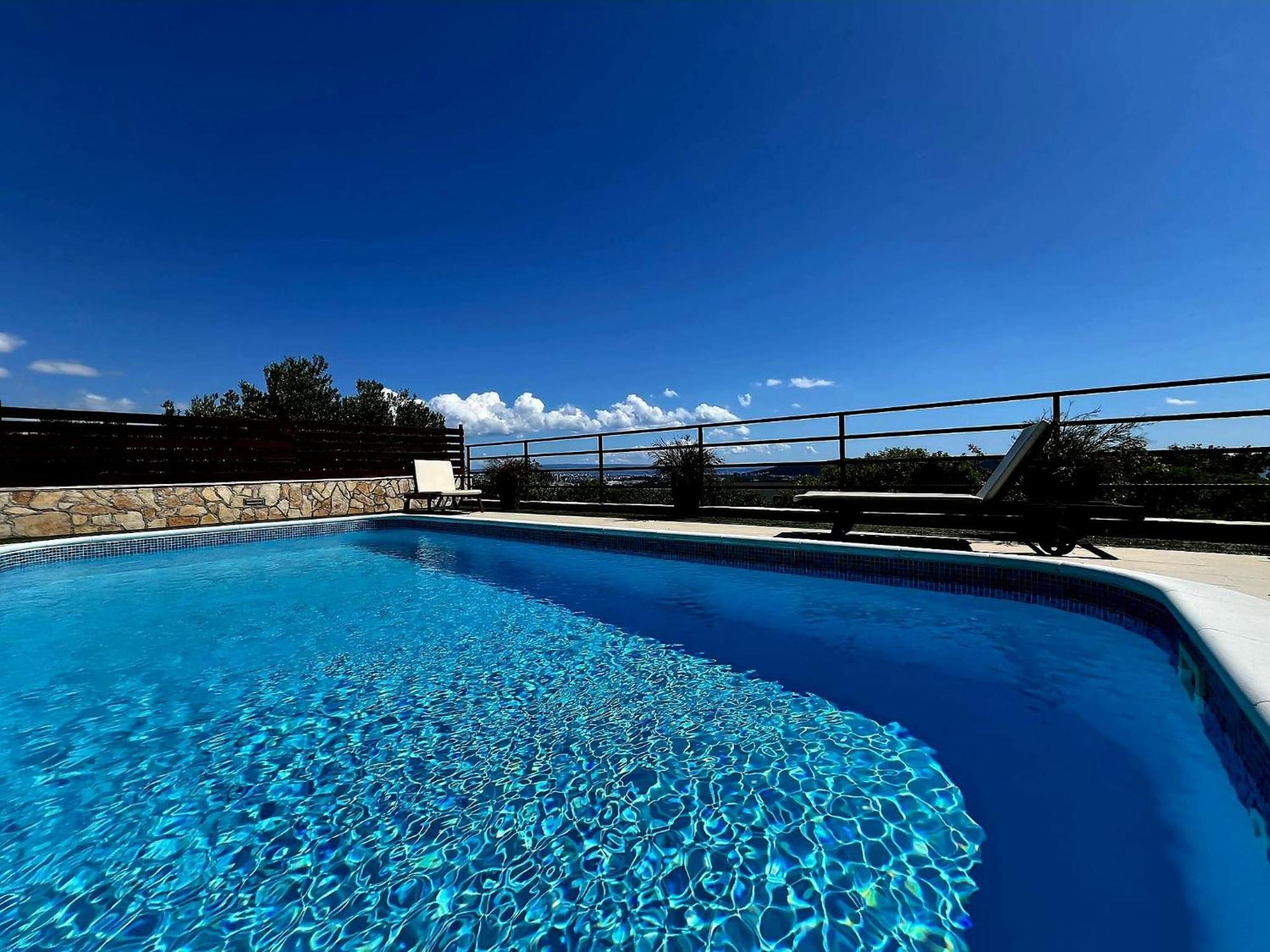 Holiday Home Magic View With Private Heated Pool คาชเตลา ภายนอก รูปภาพ